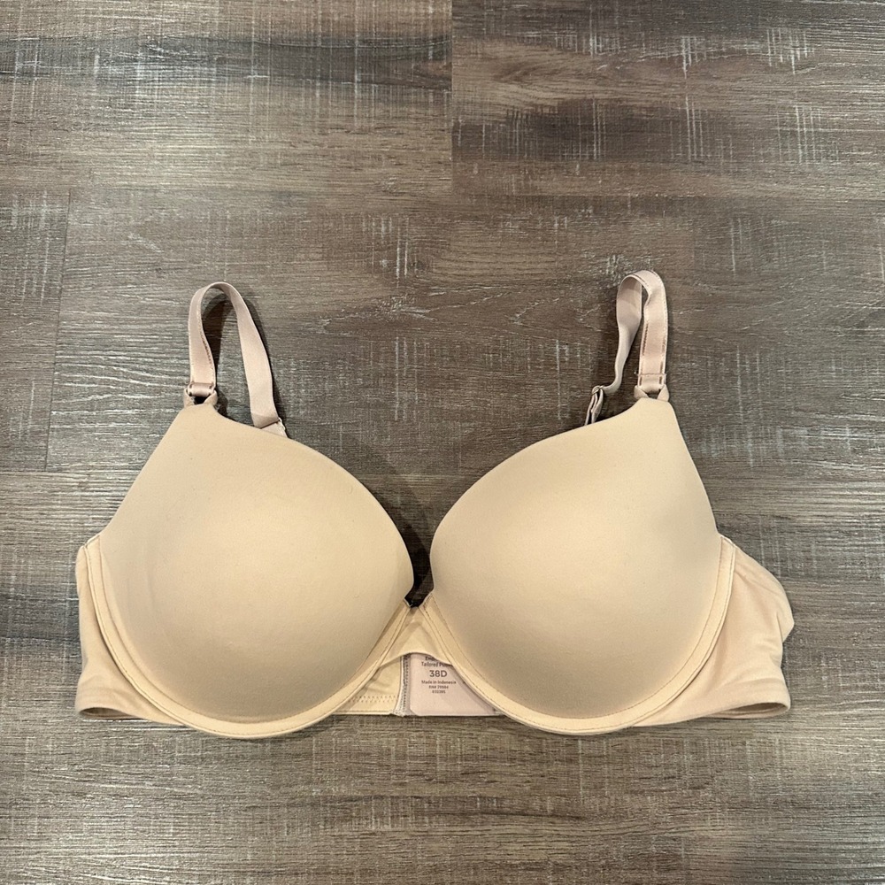 Soma Embraceable Tailored Push Up Bra Nude Beige 38D Womens Everyday Underwire